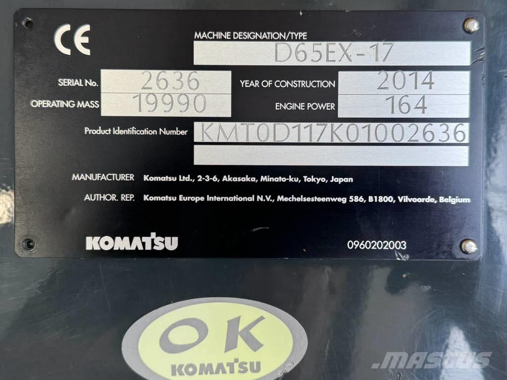 Komatsu D 65 EX-17 lánctalpas dózerek