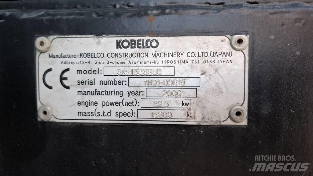 Kobelco SK 135 SR LC Lánctalpas kotrók