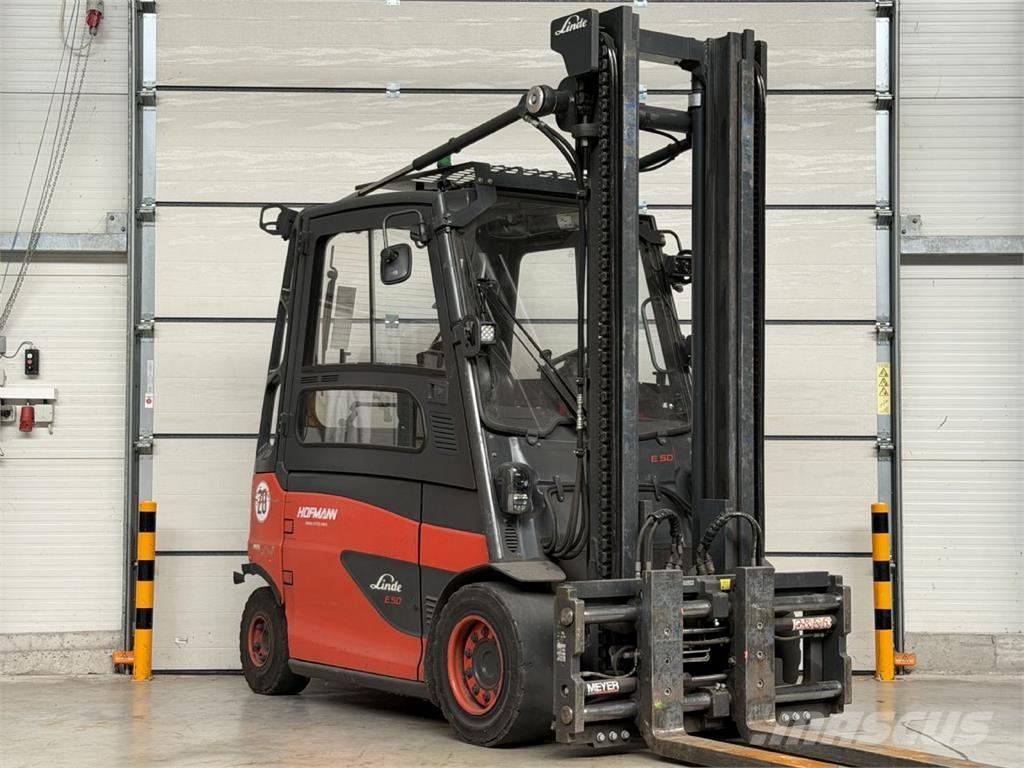 Linde E50HL-01 Elektromos targoncák