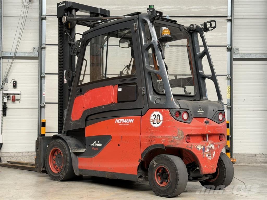 Linde E50HL-01 Elektromos targoncák