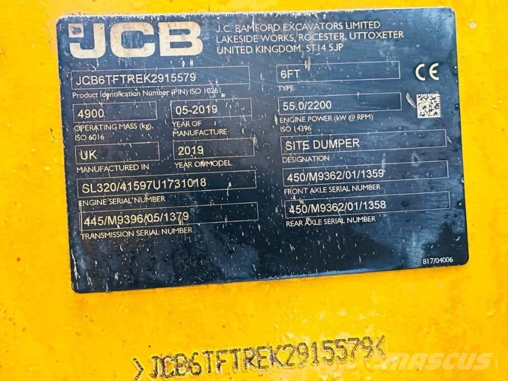 JCB 6 T Mezei dömperek