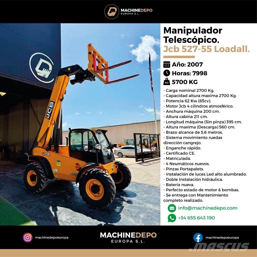 JCB 527-55 Teleszkópos rakodók