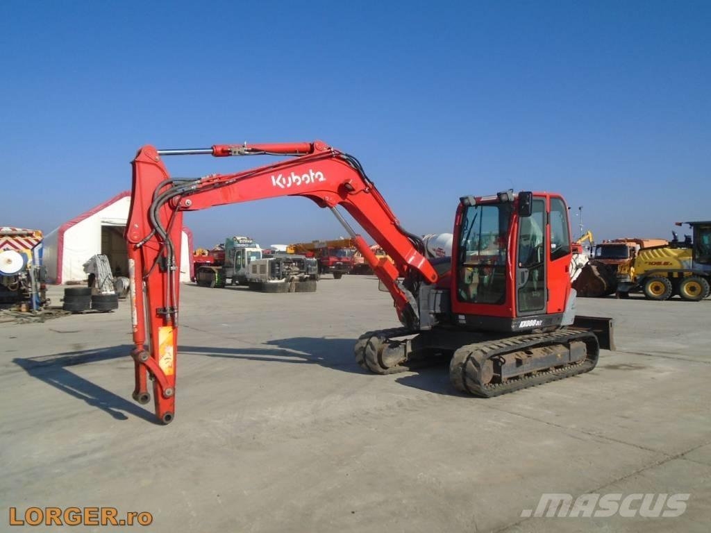 Kubota KX 080-3 Lánctalpas kotrók