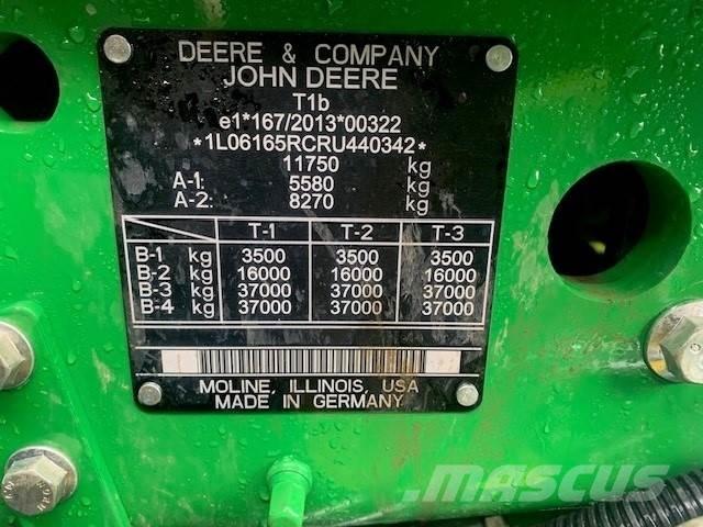 John Deere 6R165 Traktorok