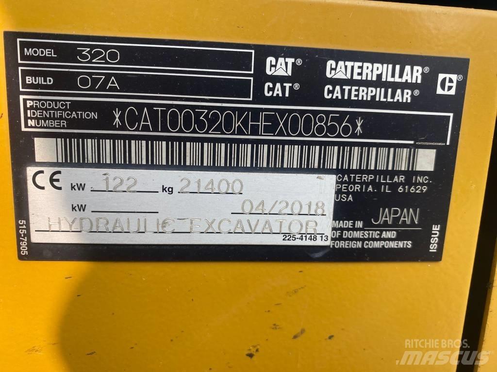 CAT 320 Lánctalpas kotrók