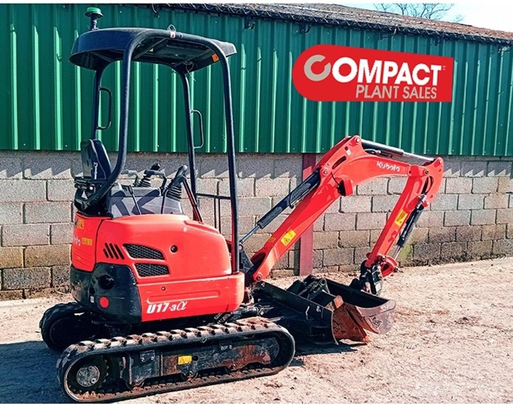 Kubota U17-3a Mini kotrók < 7t