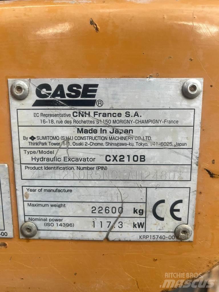 CASE CX210B Lánctalpas kotrók