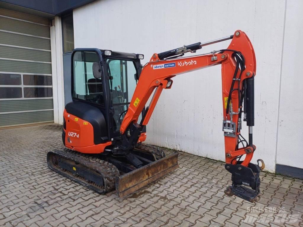 Kubota U 27-4 Mini kotrók < 7t