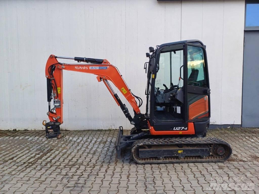 Kubota U 27-4 Mini kotrók < 7t