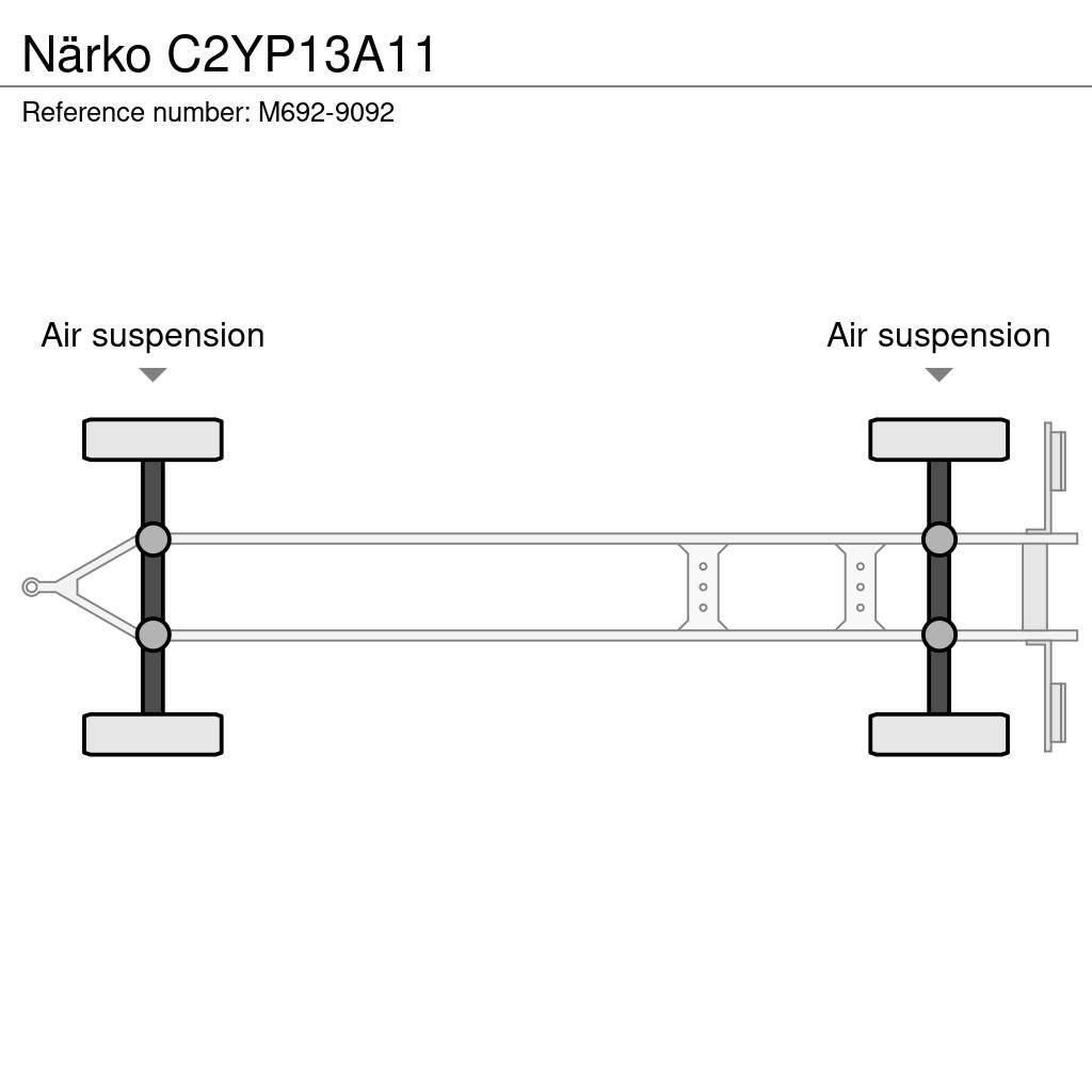 Närko C2YP13A11 Ponyvás pótkocsik