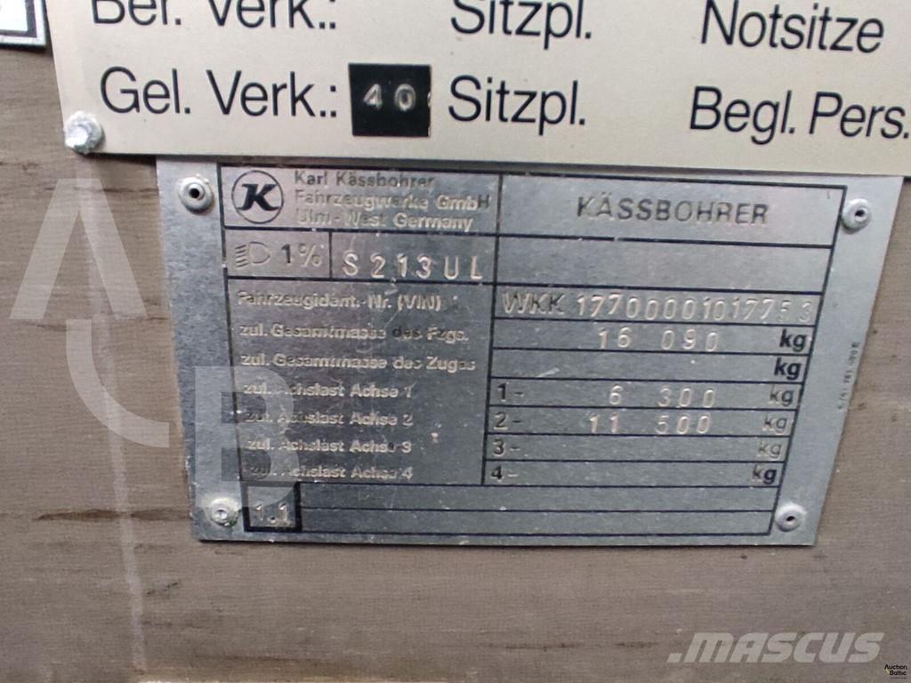 Setra S 213 UL Egyéb