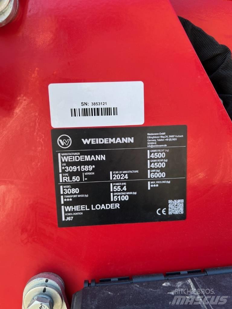 Weidemann 3080 3080 Gumikerekes homlokrakodók