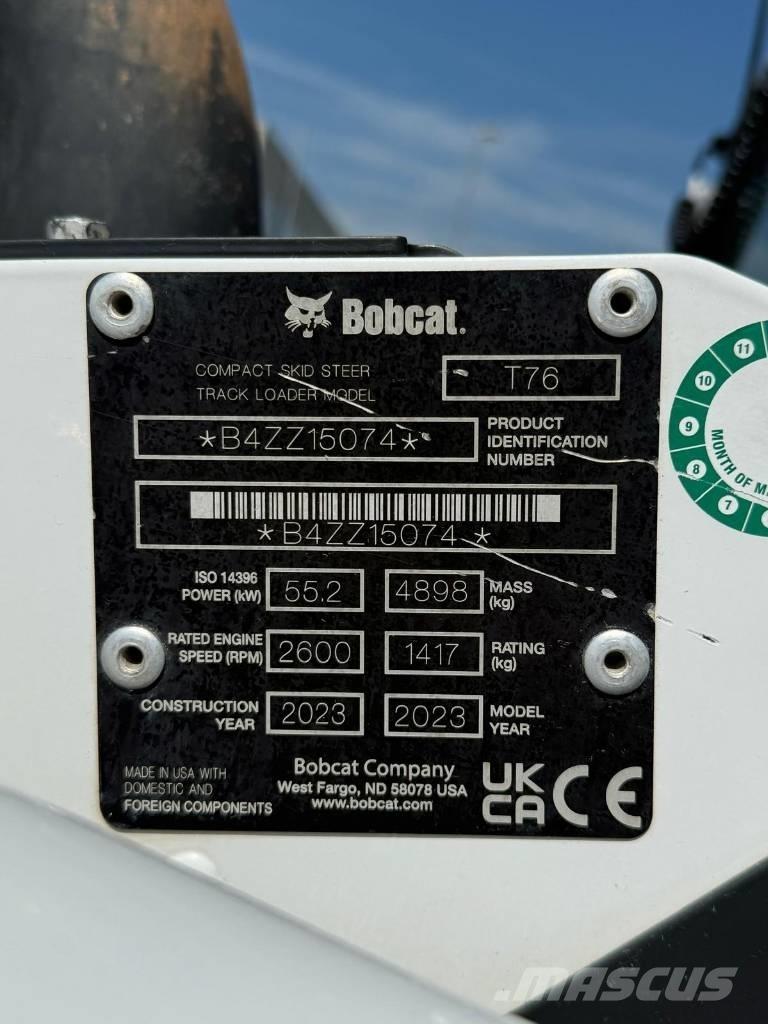 Bobcat T 76 Lánctalpas homlokrakodók