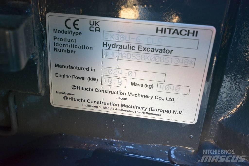 Hitachi ZX 38 U-6 Mini kotrók < 7t