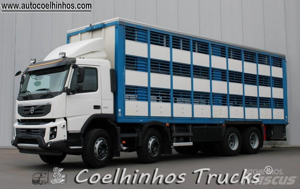 Volvo FMX 420 Állatszállító teherautók