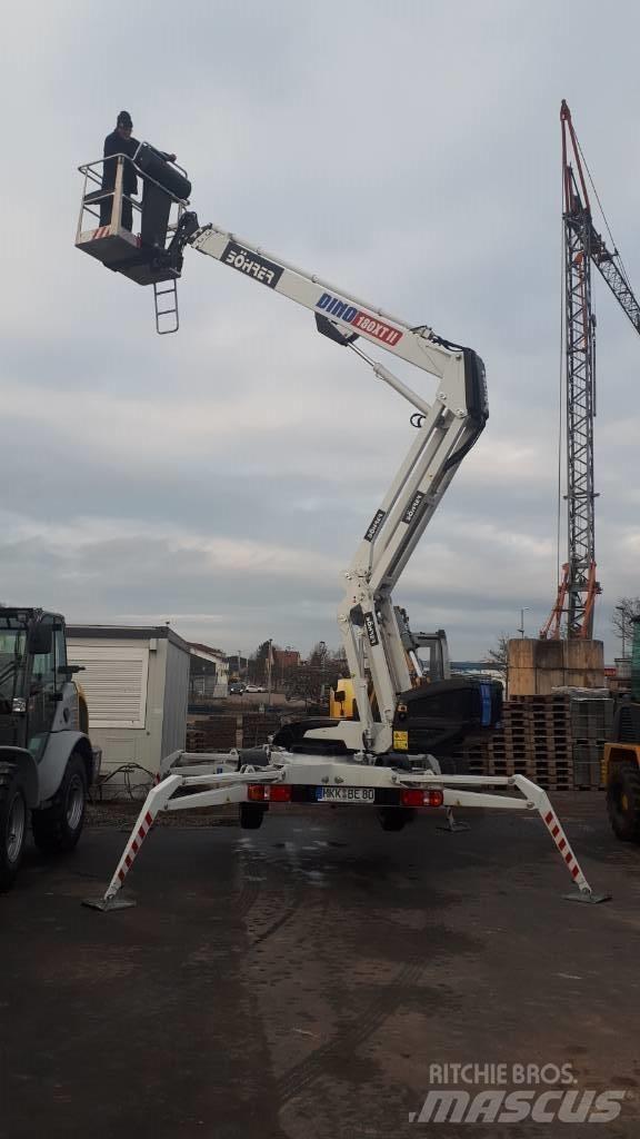 Dino 180 XT II Pótkocsira szerelt emelők és állványok