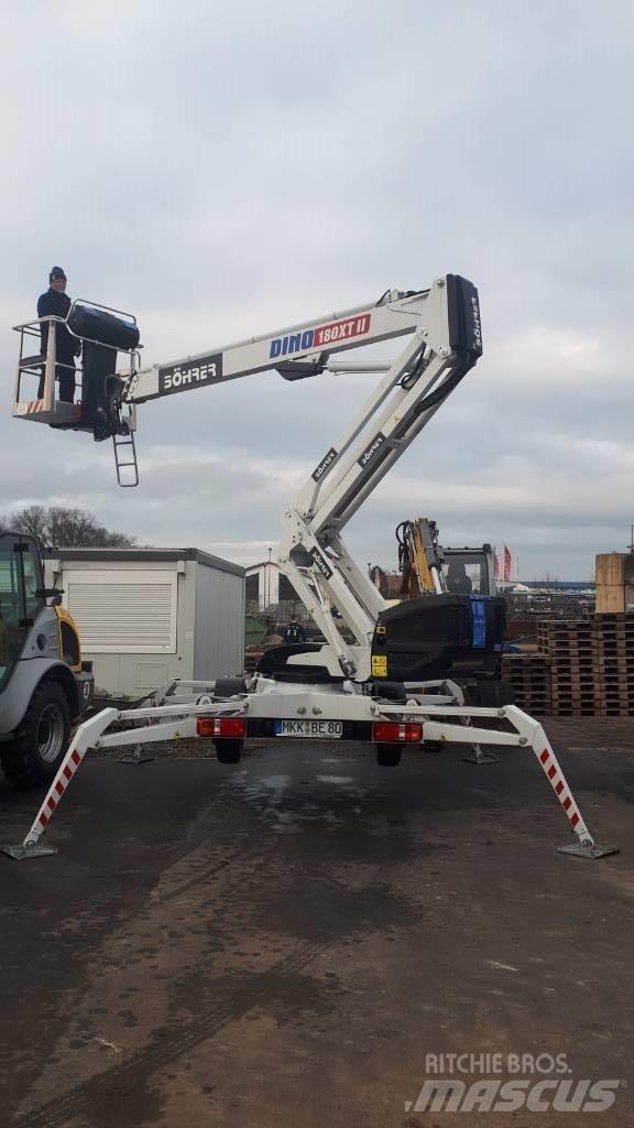 Dino 180 XT II Pótkocsira szerelt emelők és állványok