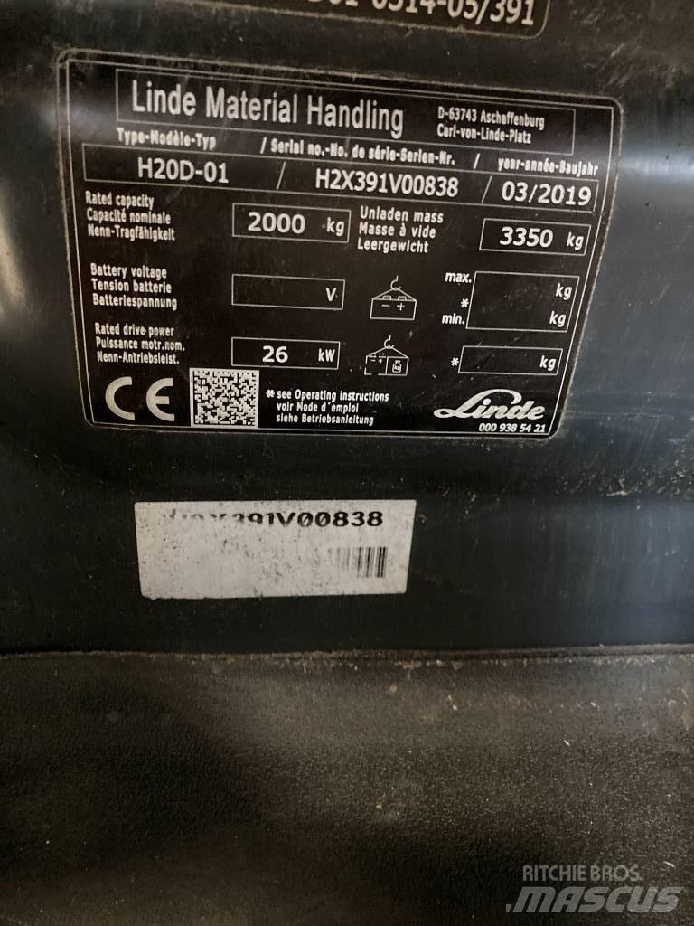 Linde H20D/391 Dízel targoncák