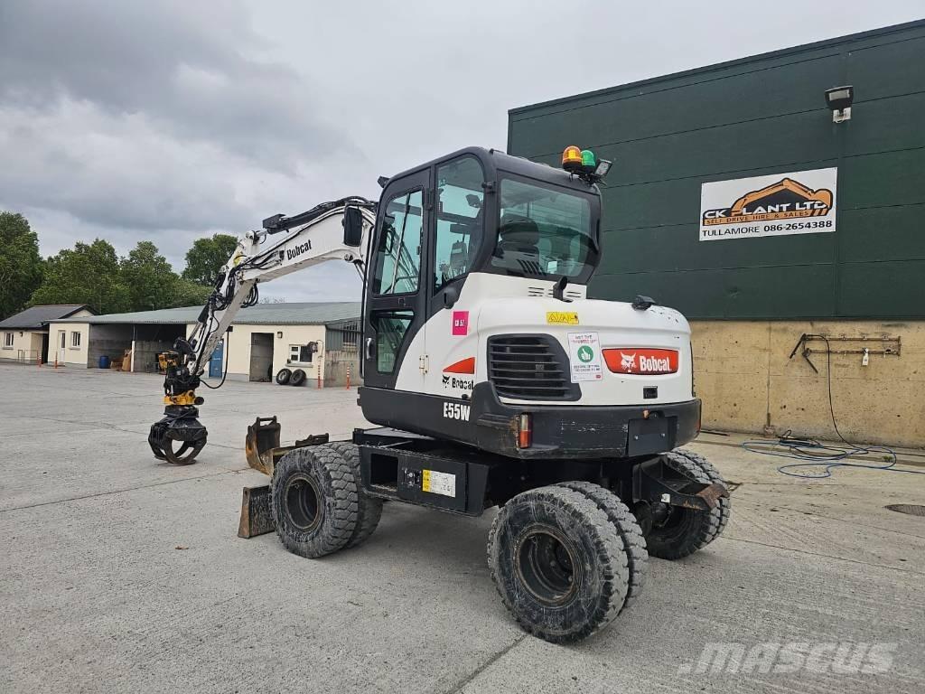 Bobcat E 55 W Gumikerekes kotrók