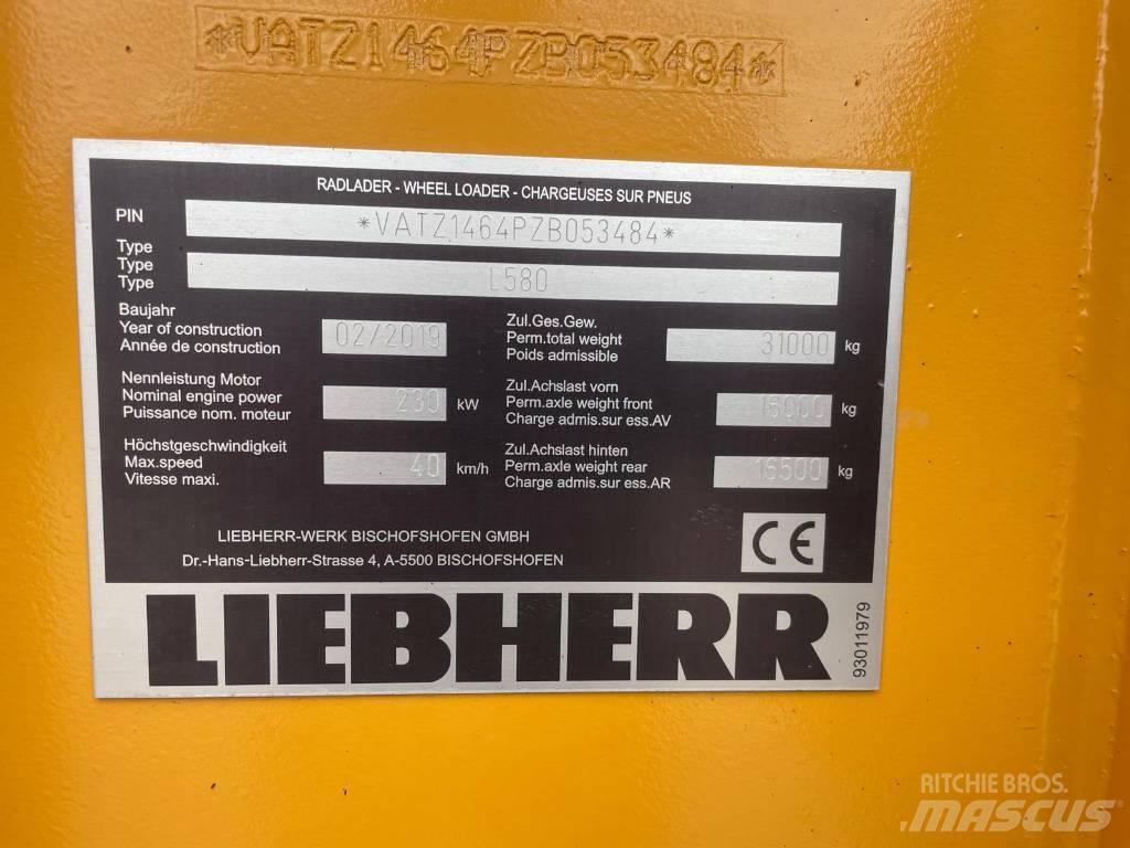 Liebherr L580Xpower Gumikerekes homlokrakodók