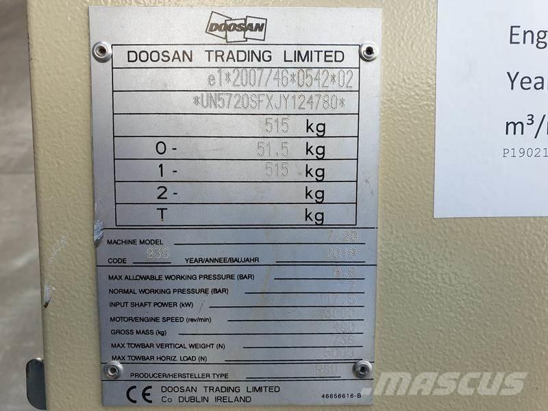 Doosan 7 / 20 Kompresszorok