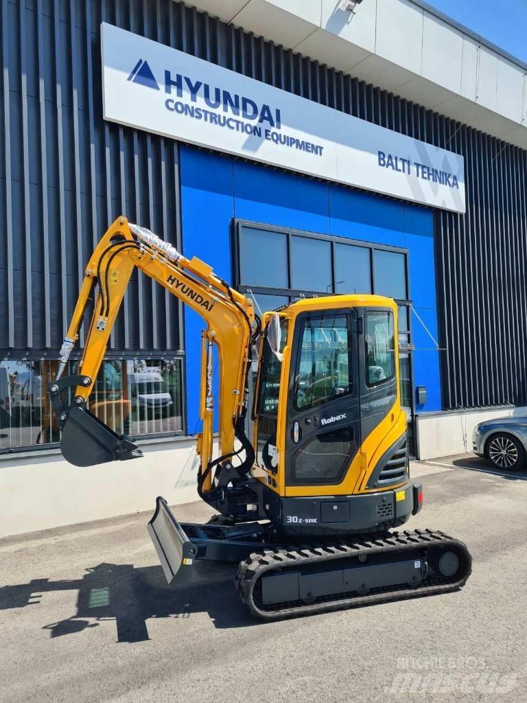 Hyundai R30Z-9AK Mini kotrók < 7t