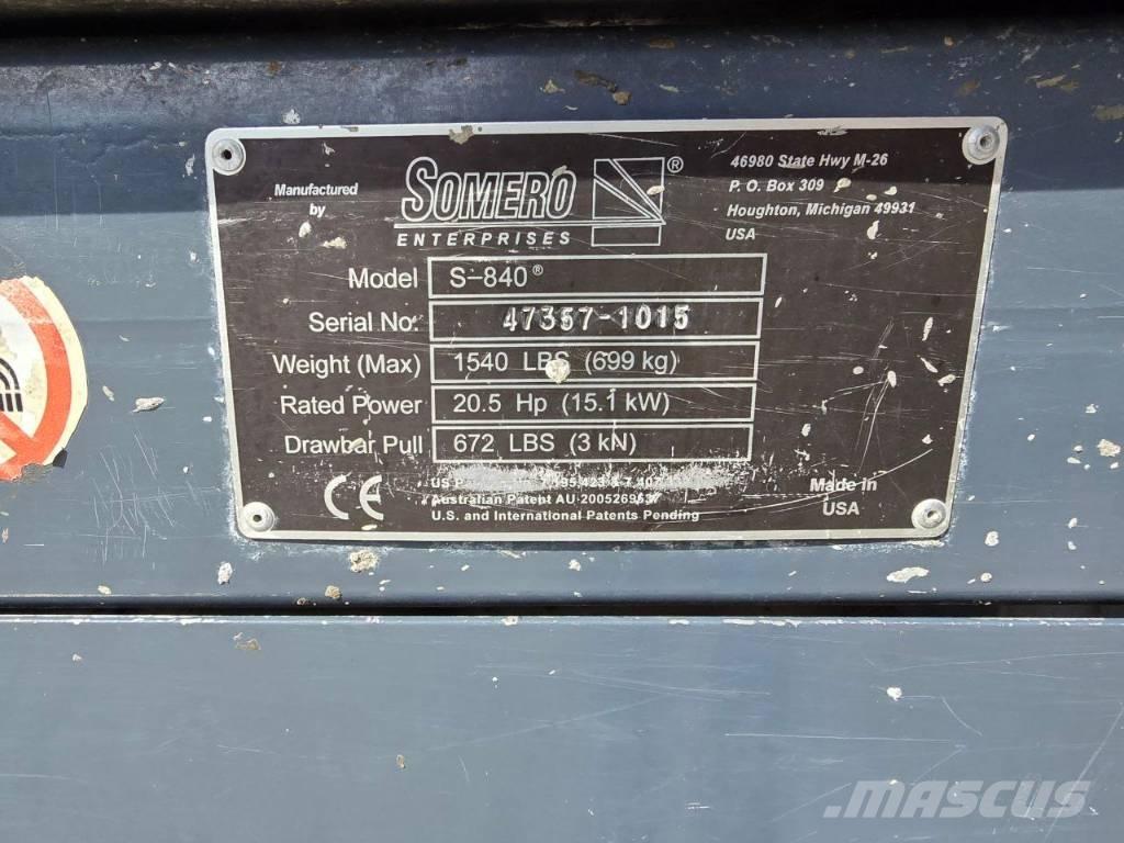 Somero S840 Betonelosztó gém