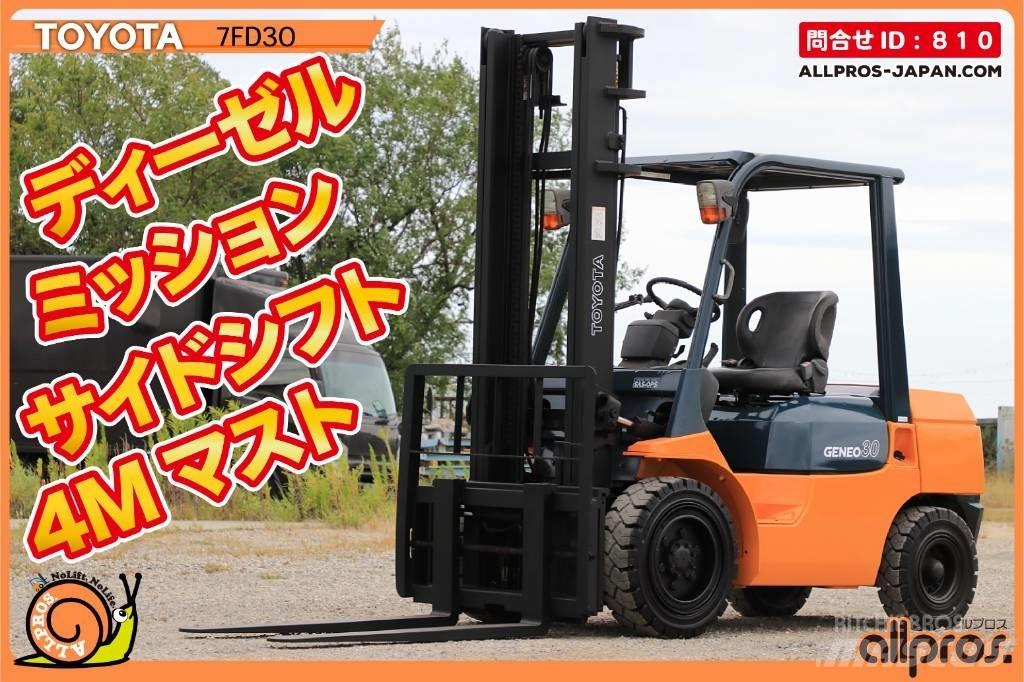 Toyota 7 FD 30 Dízel targoncák