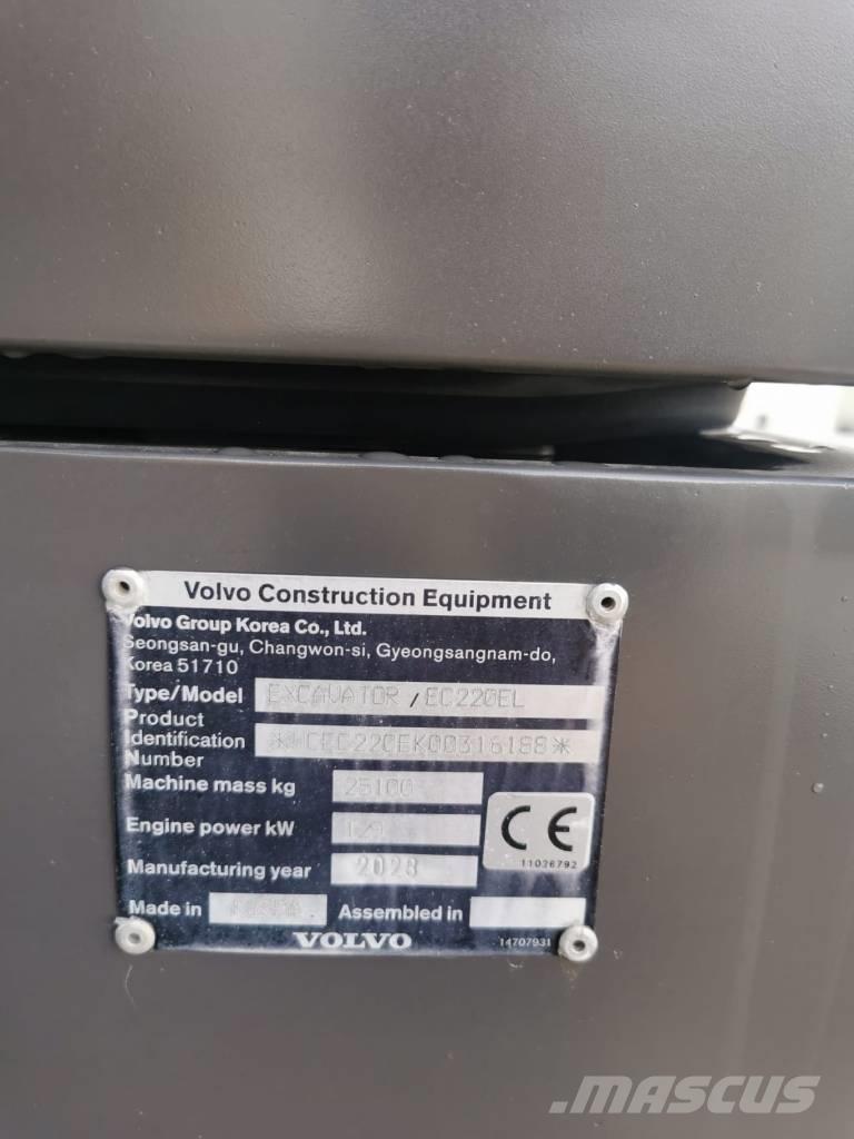 Volvo EC 220 EL Lánctalpas kotrók