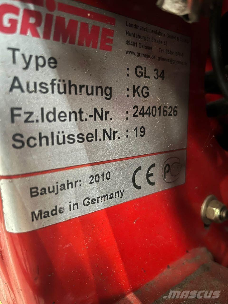 Grimme GL 34 K Burgonya ültetők