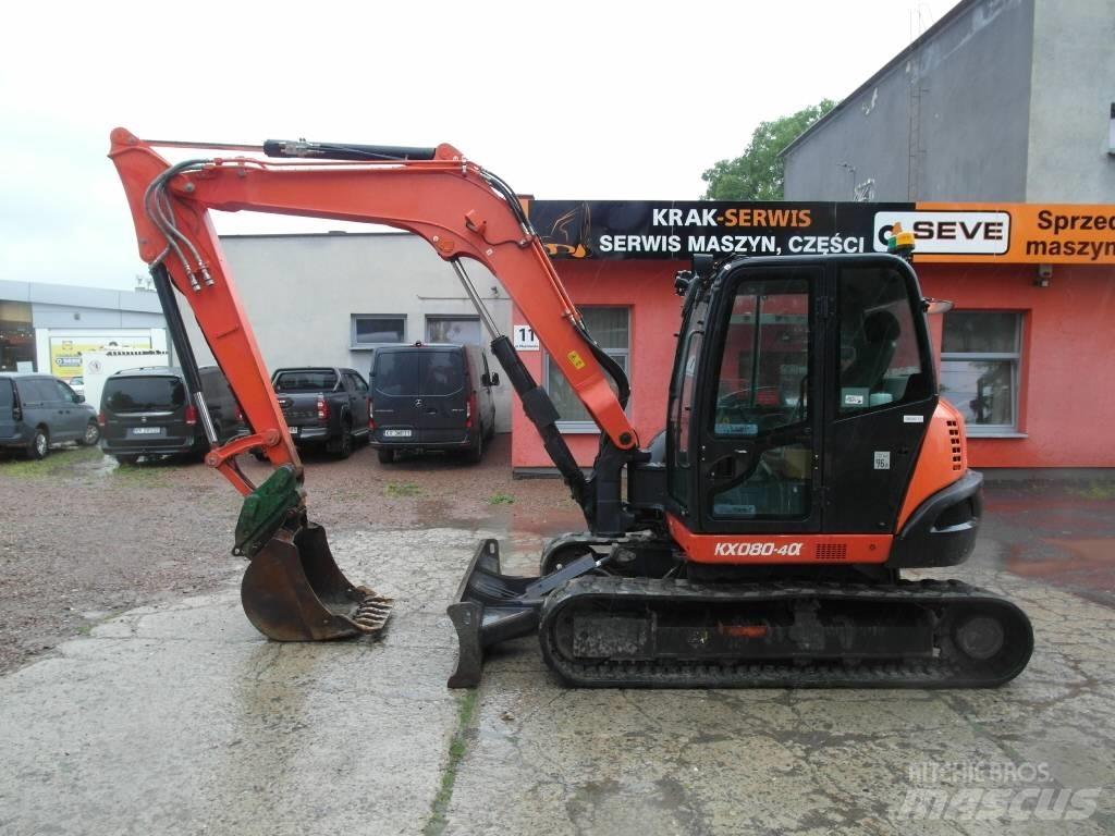Kubota KX 080-4 Közepes (midi) kotrók 7 t - 12 t