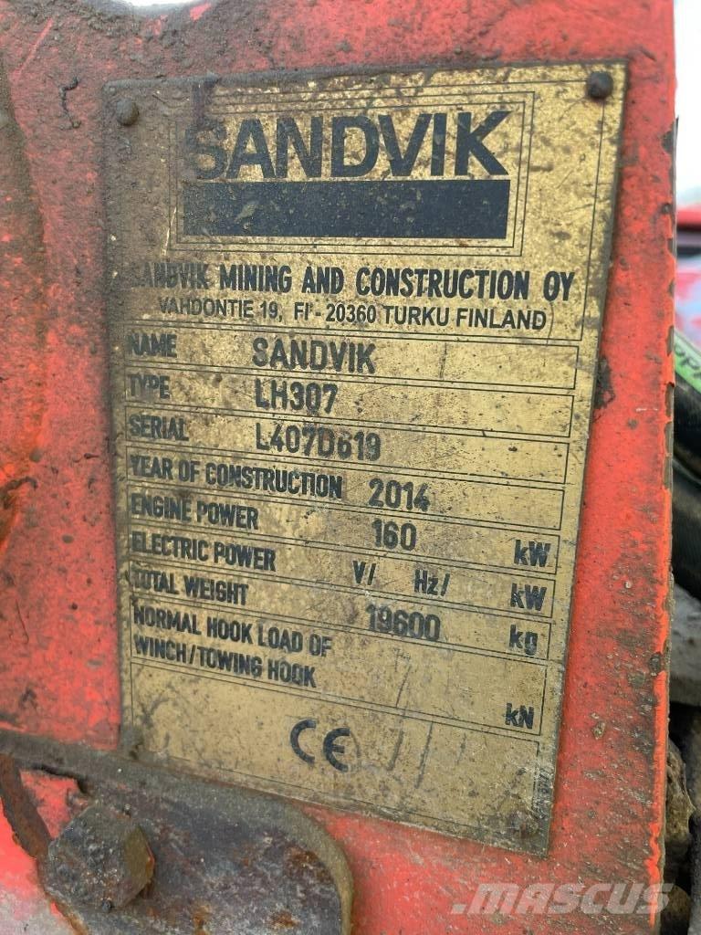 Sandvik LH 307 Bányászati Homlokrakodók