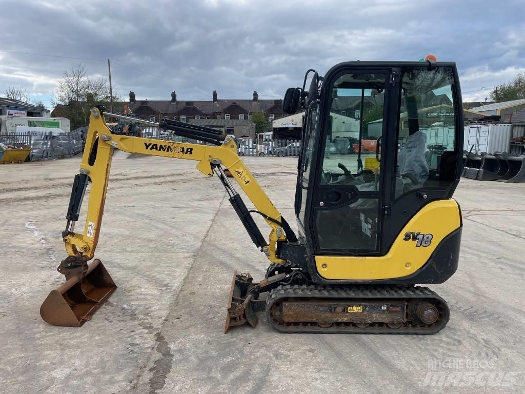 Yanmar SV 18 Mini kotrók < 7t