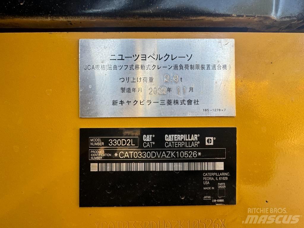 CAT 330D2L Lánctalpas kotrók