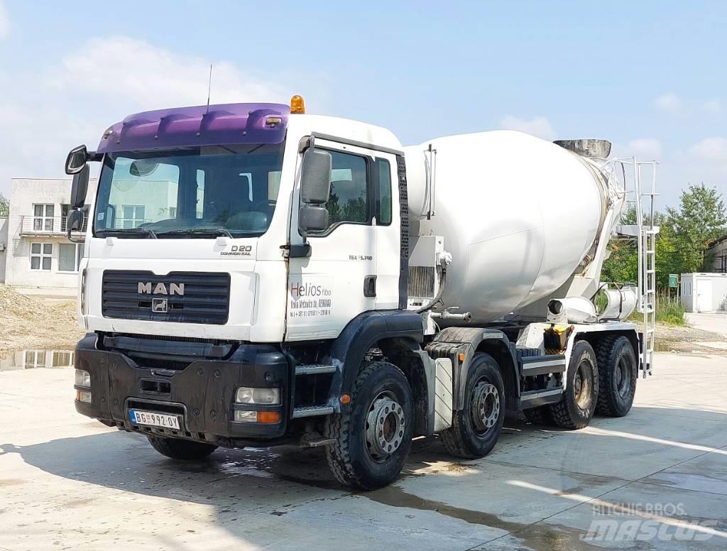 MAN TGA 35.390 Betonkeverők/Betonpumpák