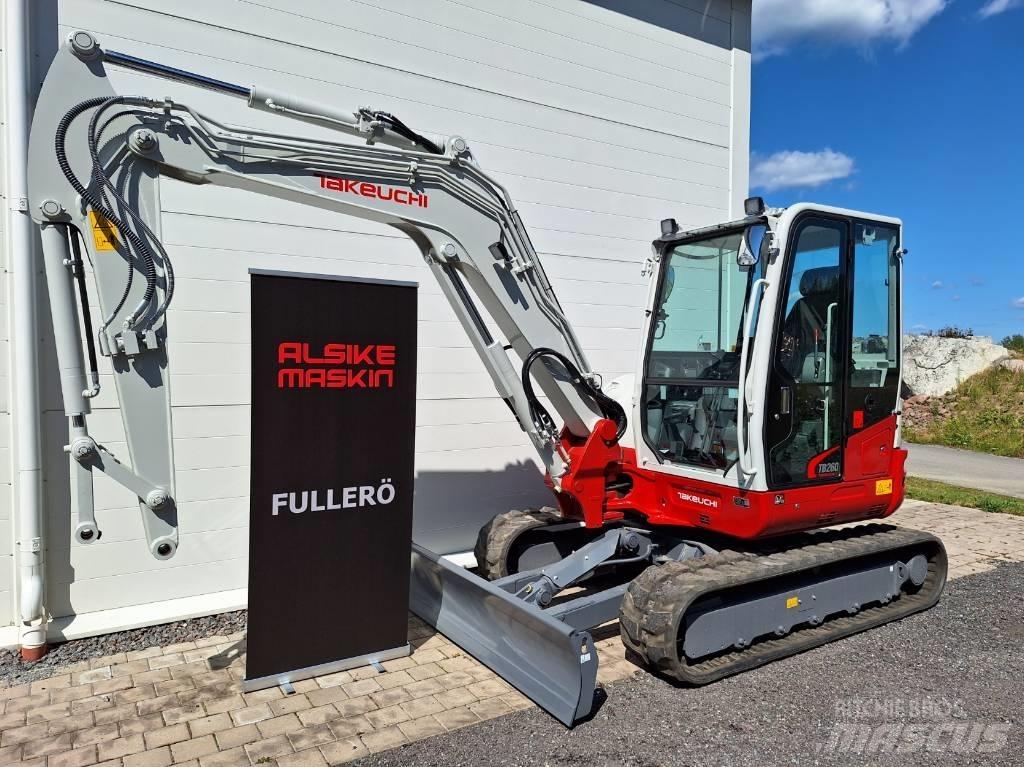 Takeuchi TB260 Mini kotrók < 7t