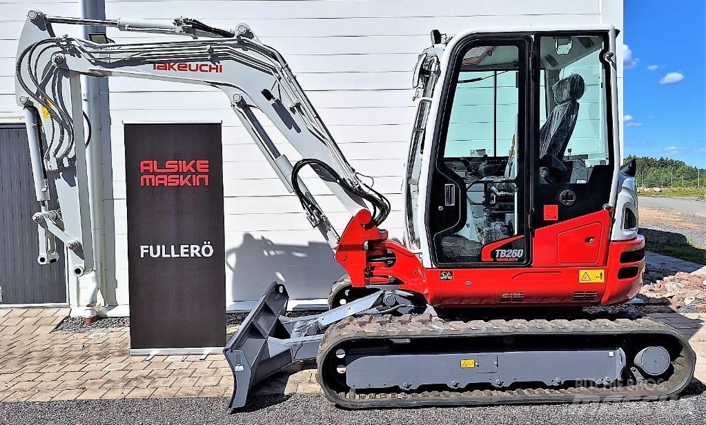 Takeuchi TB260 Mini kotrók < 7t