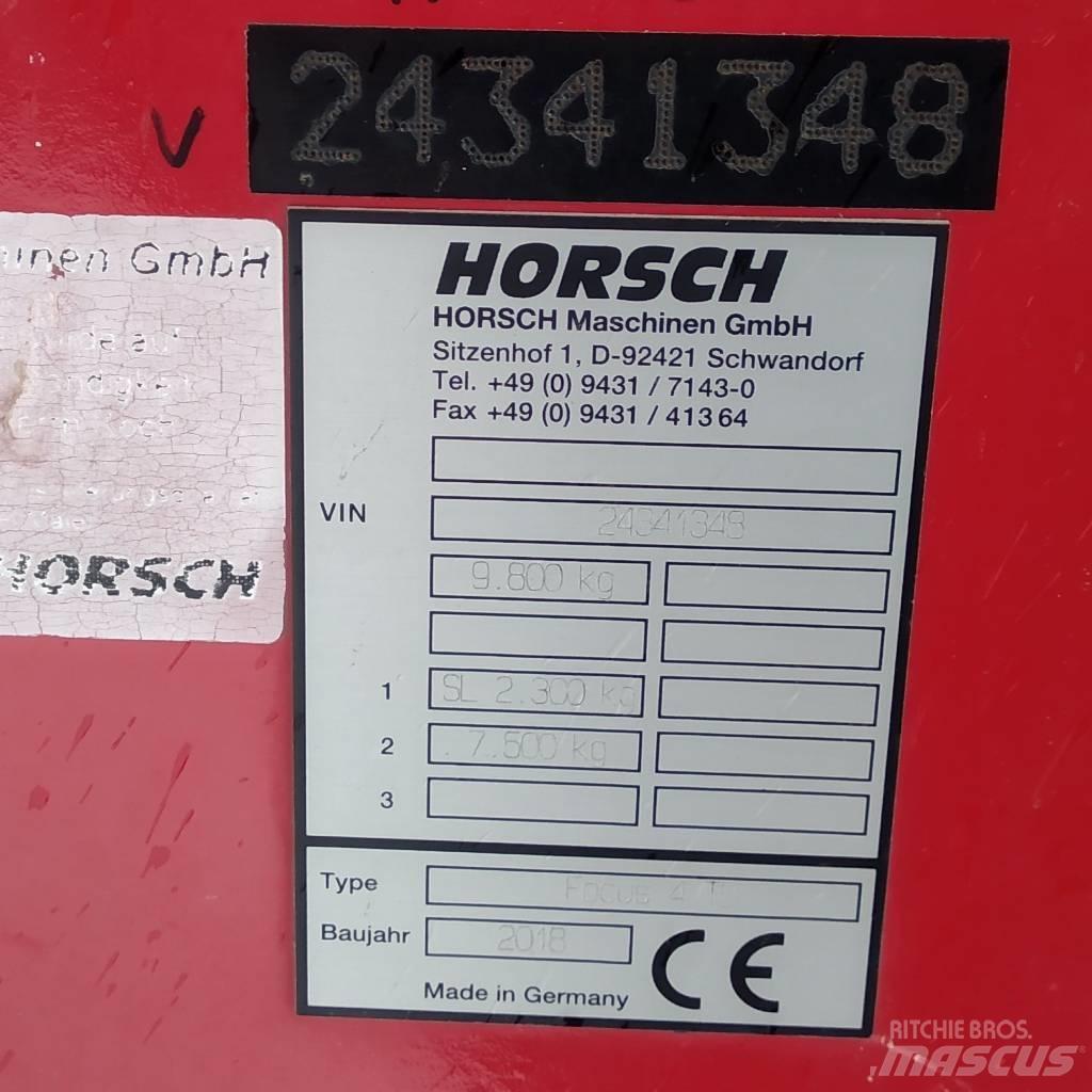 Horsch Focus 4 TD Sorvetőgép