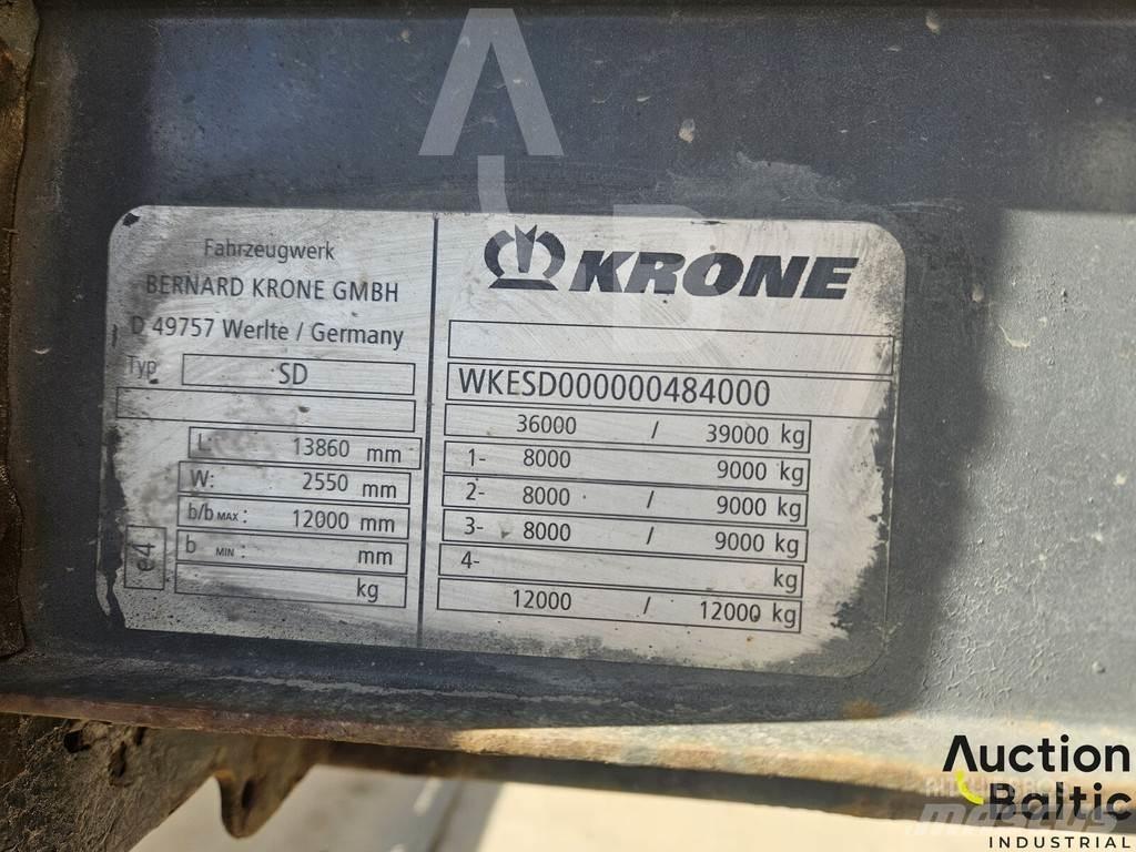 Krone SD Elhúzható ponyvás félpótkocsik