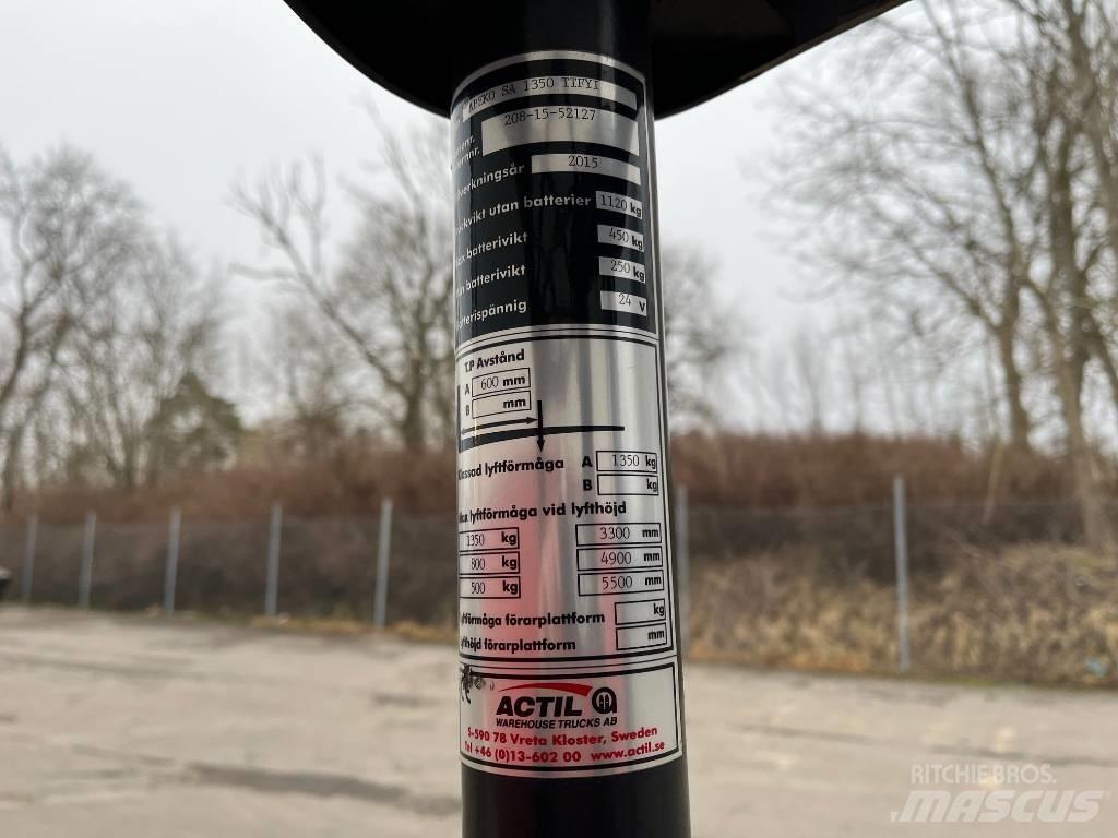 Abeko SA 1350TTFYI Elektromos gyalogkíséretű targoncák