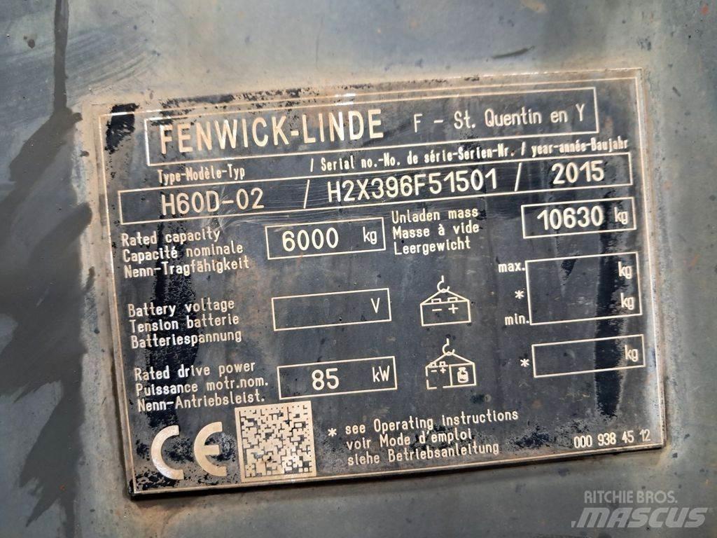 Linde H60D-02 Dízel targoncák