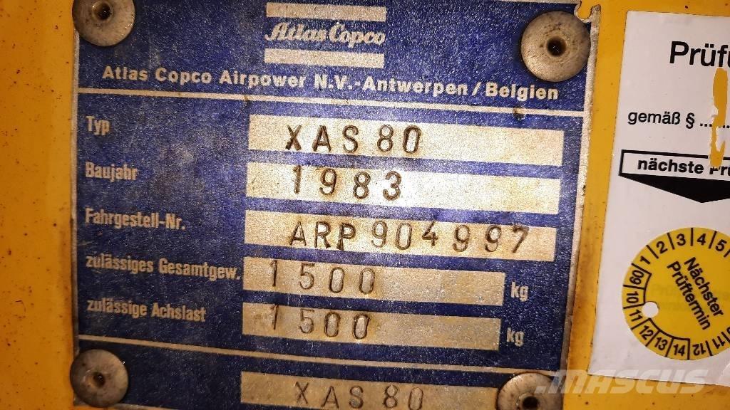 Atlas Copco XAS 80 Kompresszorok