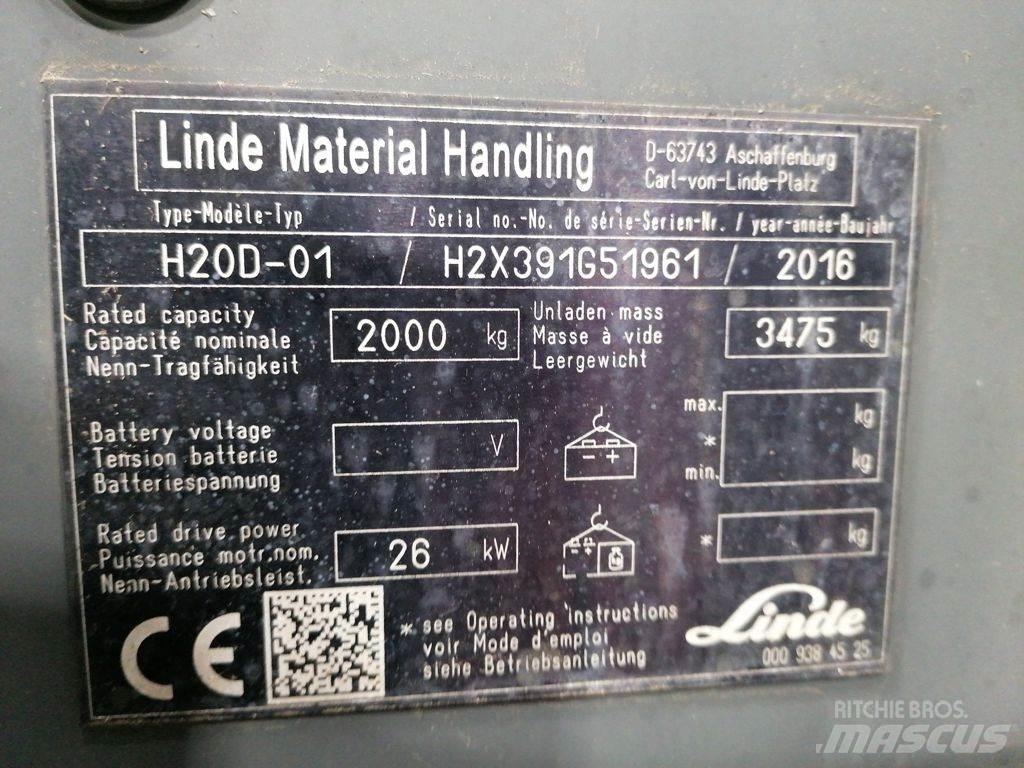 Linde H20D-01 Dízel targoncák