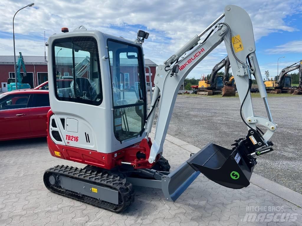 Takeuchi TB216 Mini kotrók < 7t