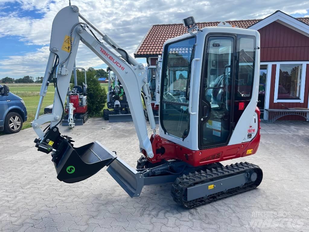 Takeuchi TB216 Mini kotrók < 7t