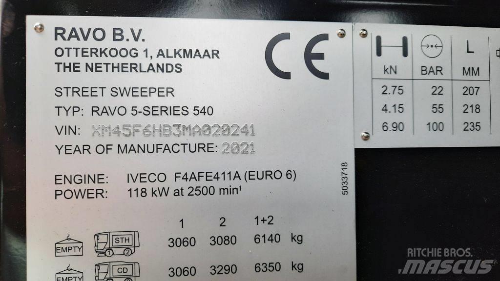 Ravo 540STH Úttakarító gépek