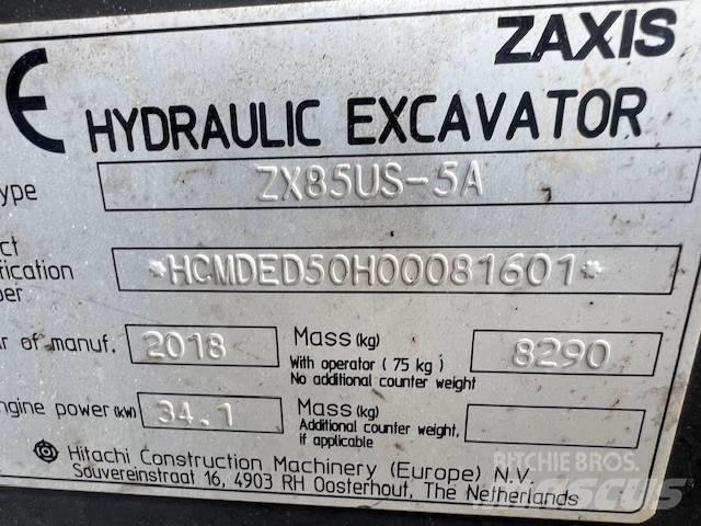 Hitachi ZX85US-5A Közepes (midi) kotrók 7 t - 12 t