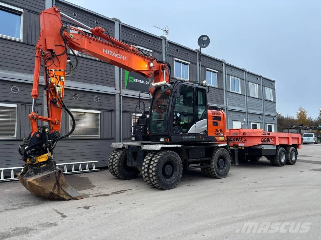 Hitachi ZX 145 W-6 Gumikerekes kotrók