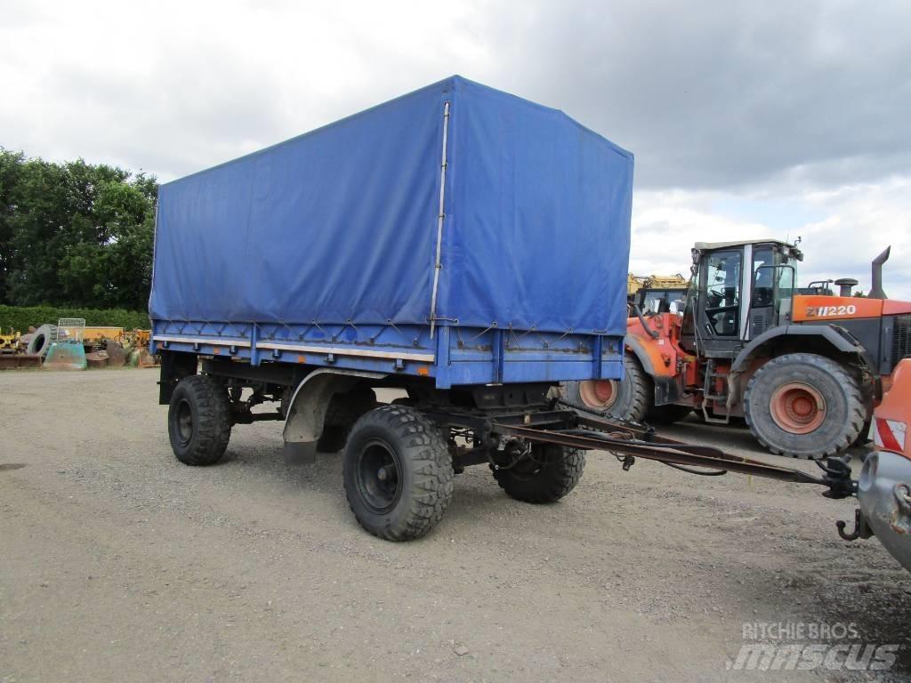 Werdau HW 80 , HL 5002 Platós / Ponyvás pótkocsik