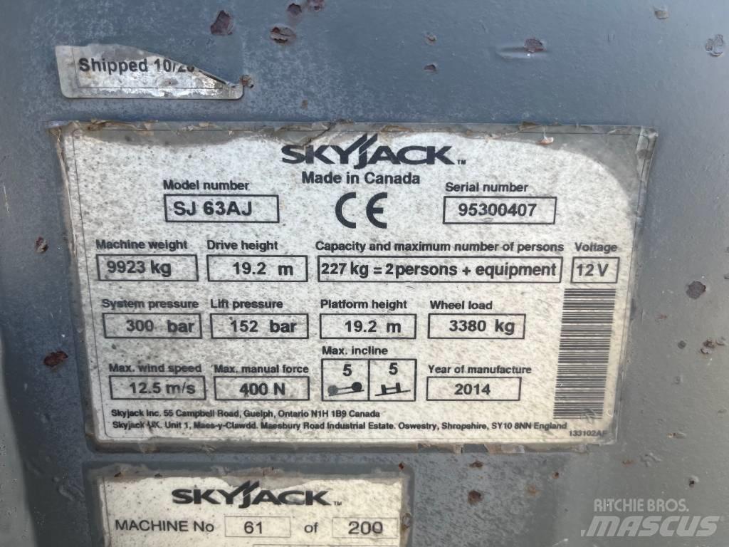 SkyJack SJ 63 AJ Karos emelők